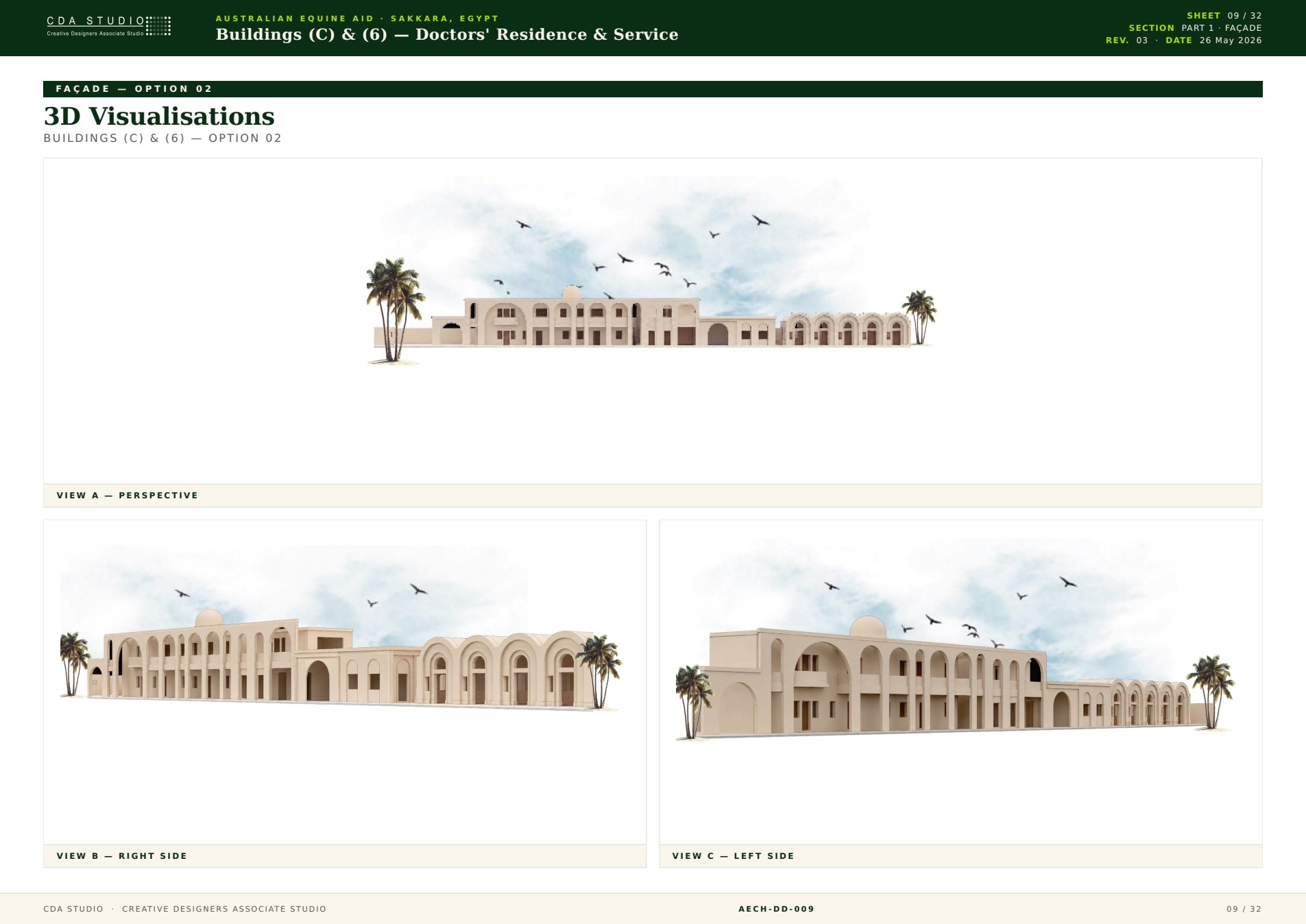 Australian Equine Aid Hospital — architectural option study 2