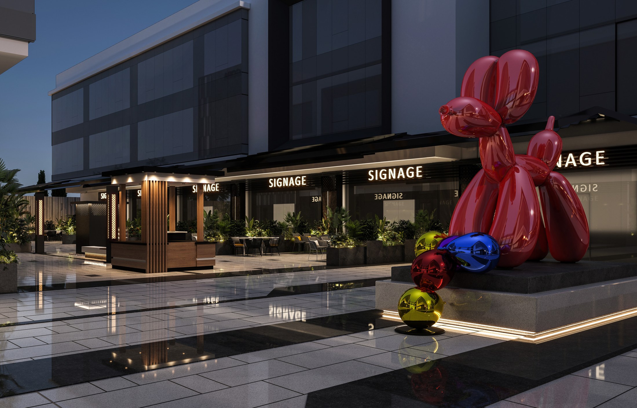 Agora Mall — outdoor gathering space