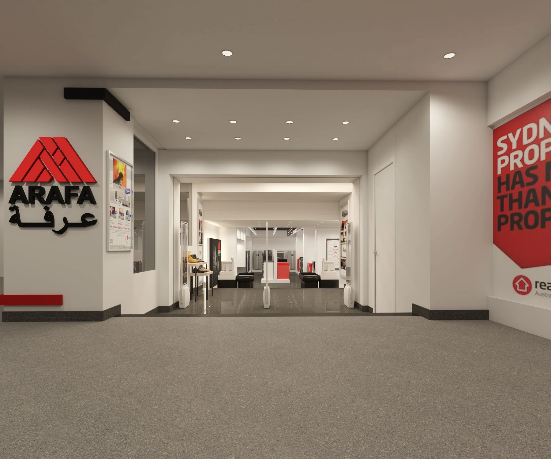 Arafa Group · Wonderland · Entrance and circulation · design render