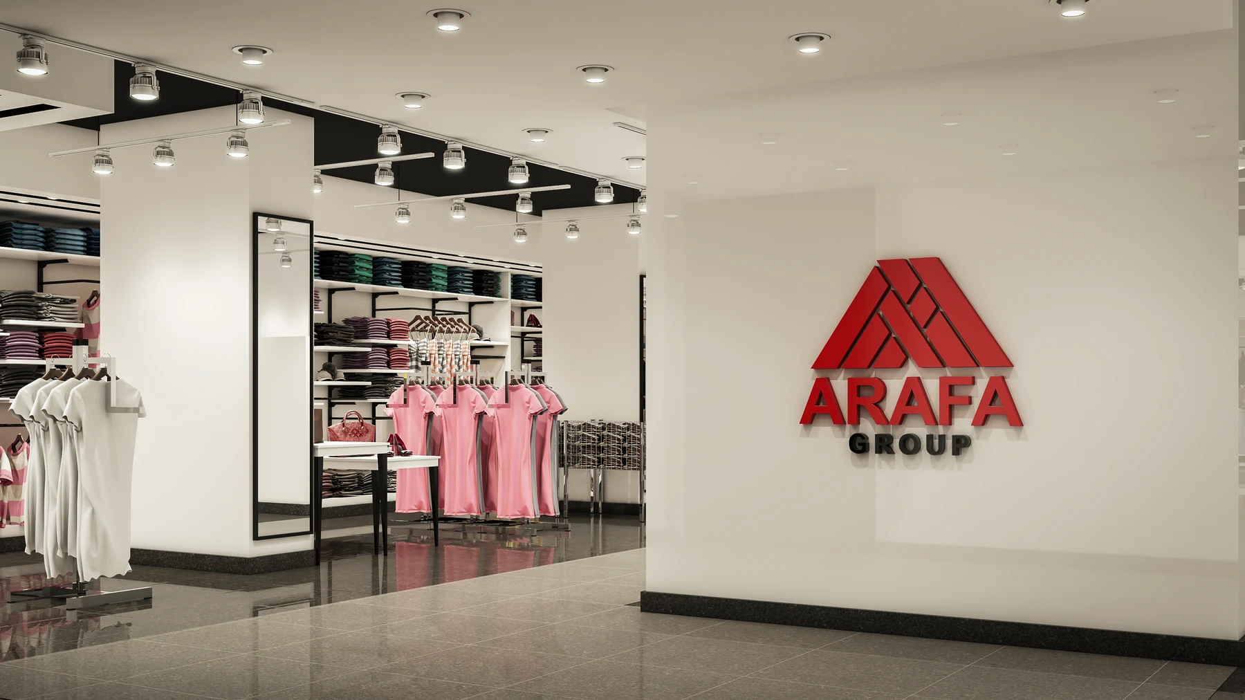 Arafa Group · Wonderland · Brand and circulation point · design render