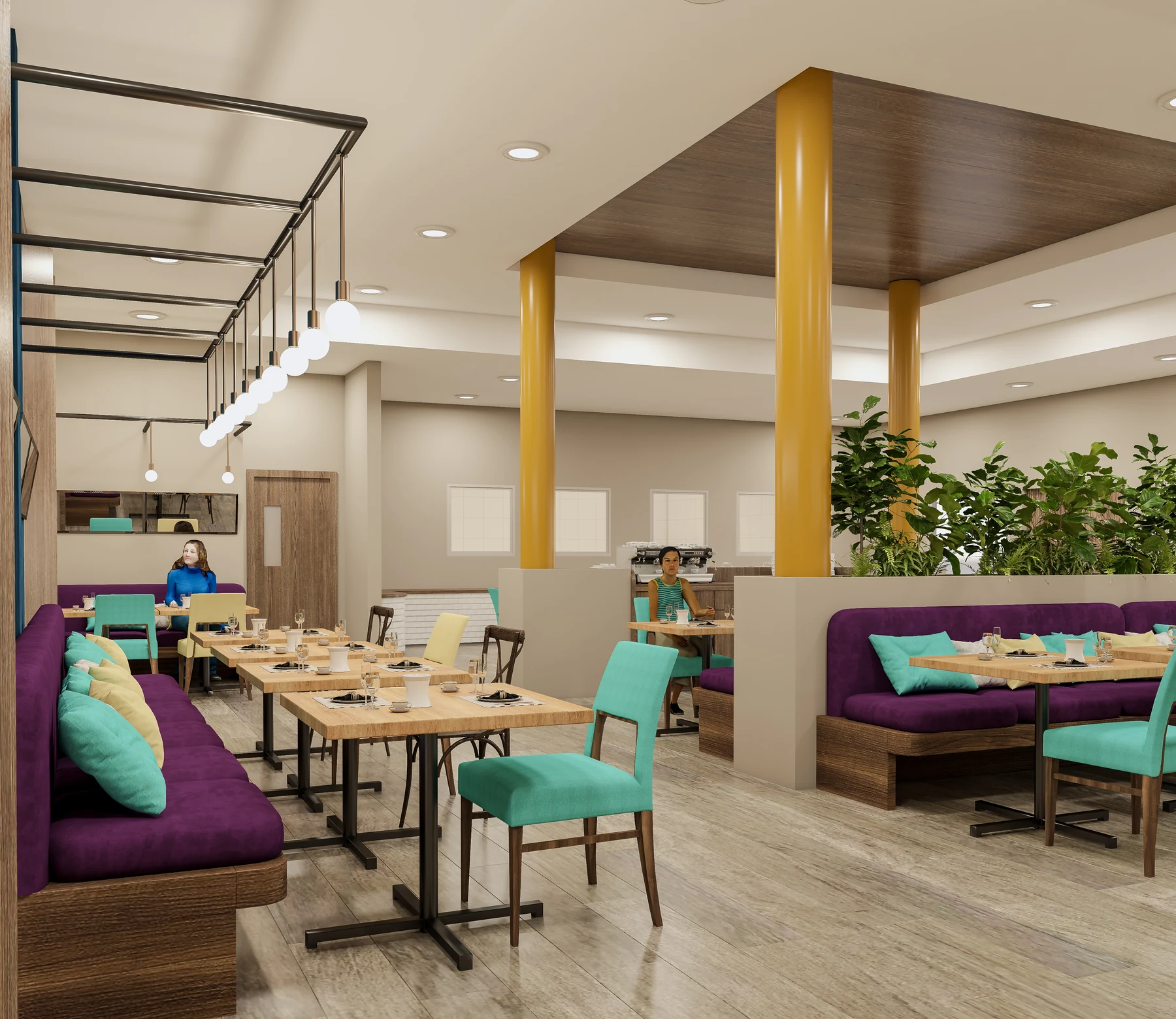 City Hotel · Duqm · Restaurant · design render