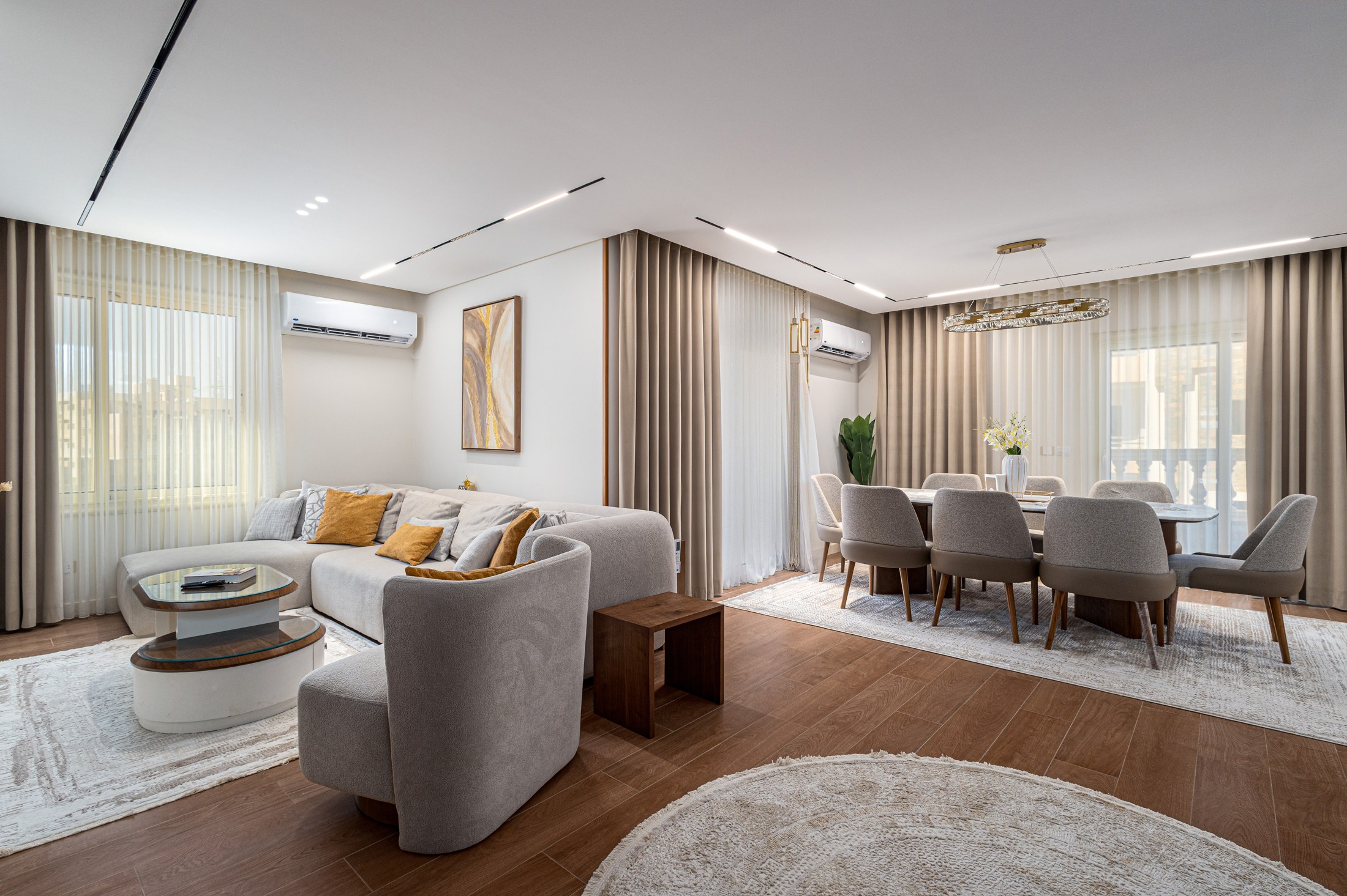 Kanarya Apartment — connected living spaces