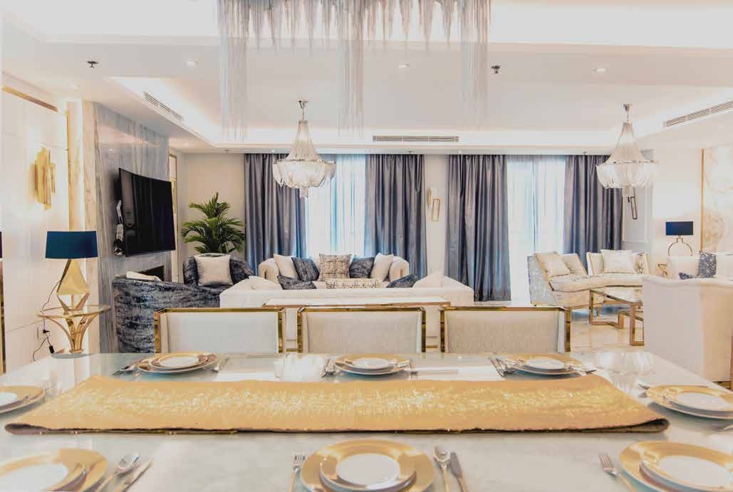 San Stefano Apartment · dining and living area · project photograph