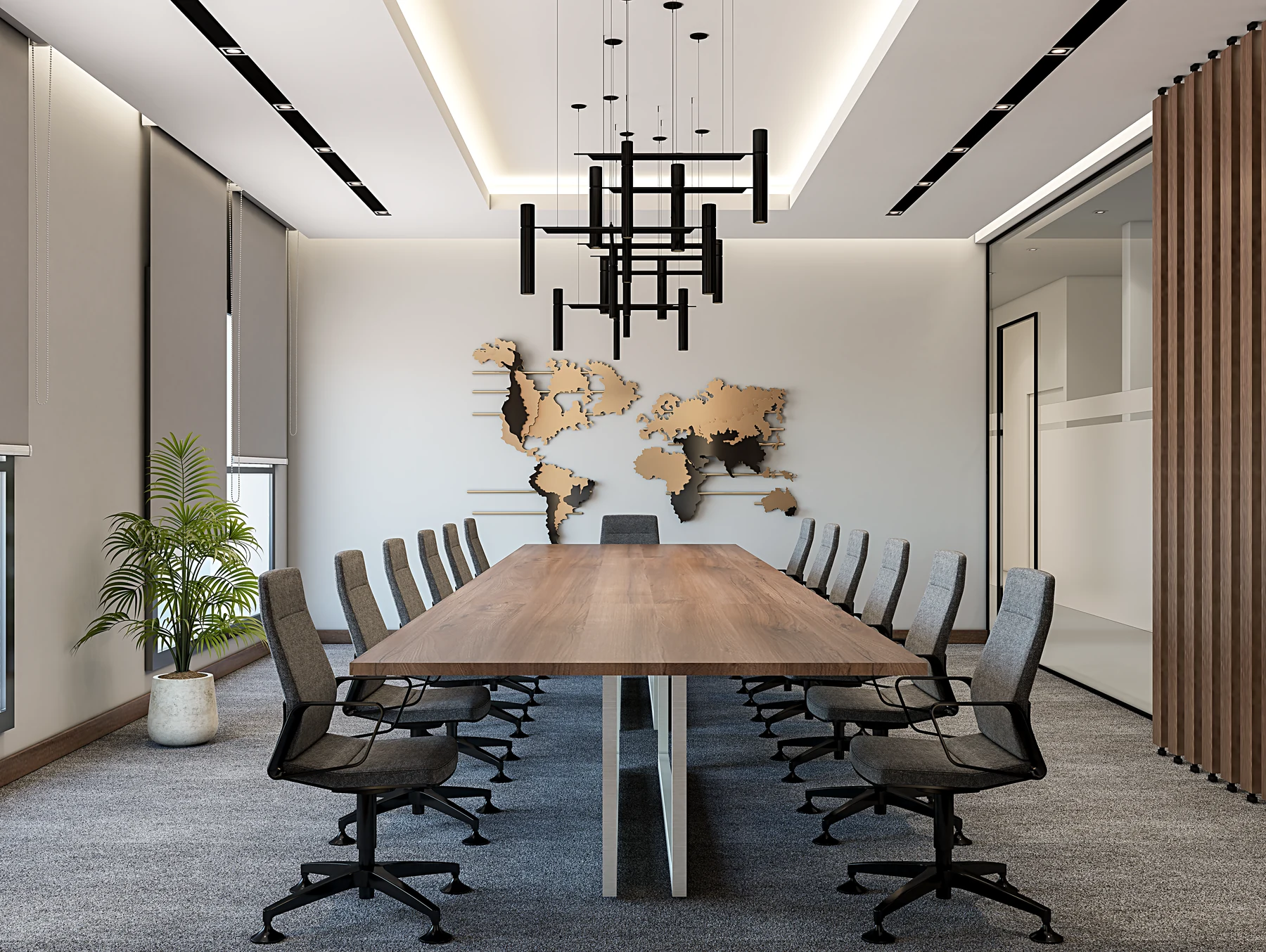 Sorouh · Fifth Settlement · Main meeting room · design render