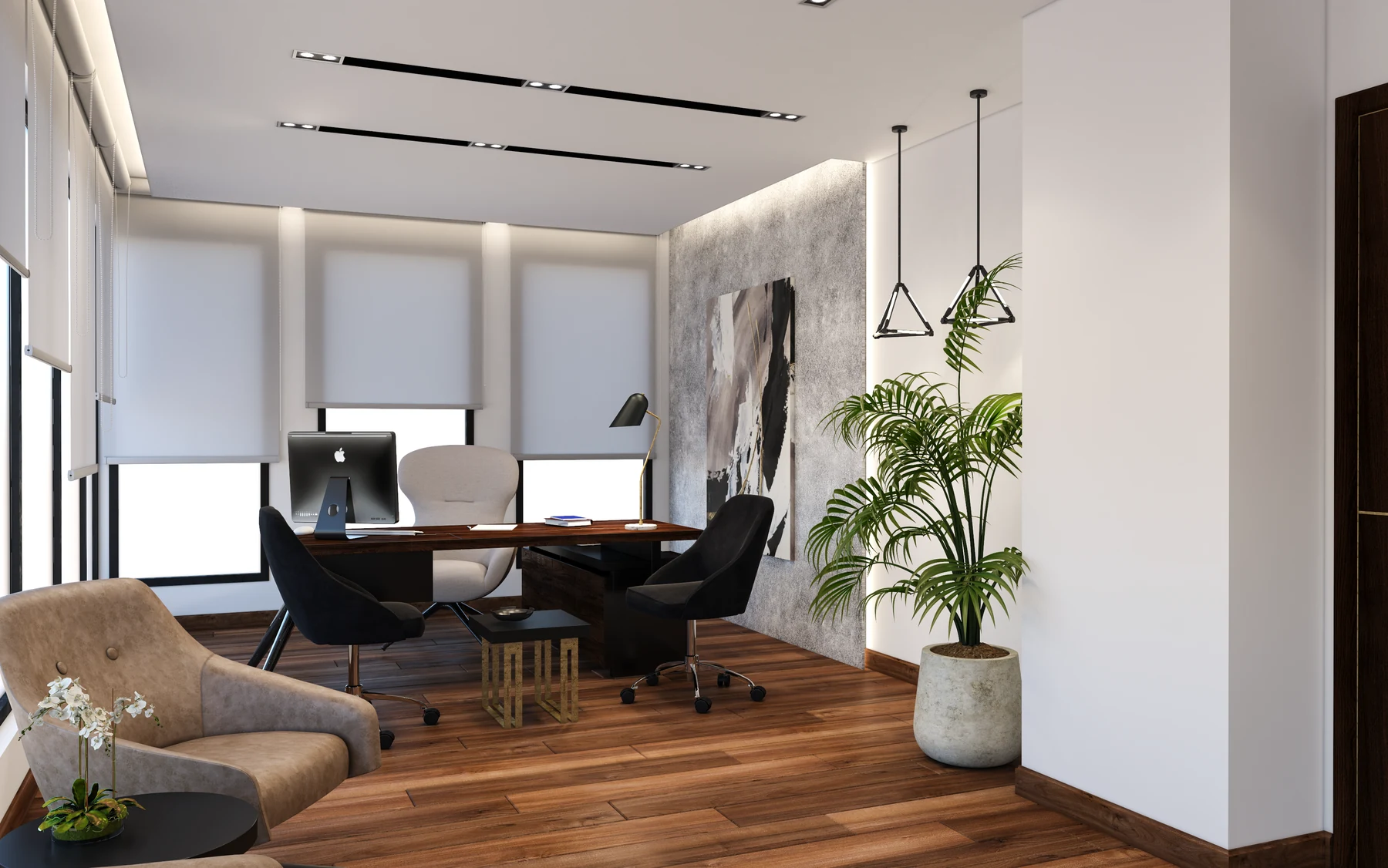 Sorouh · Fifth Settlement · Executive office · design render